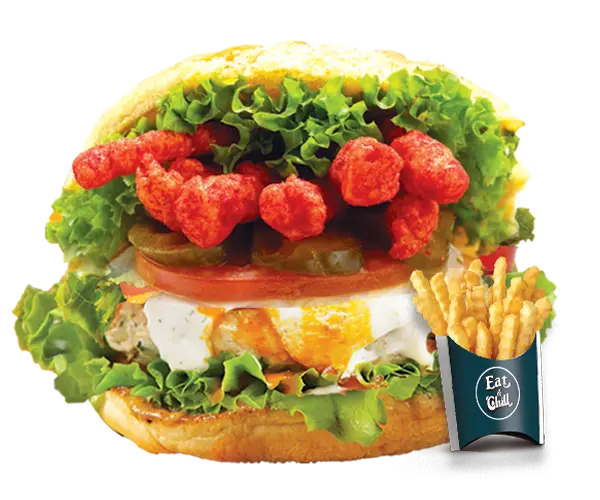 Classic Chicken Cheetos Burger