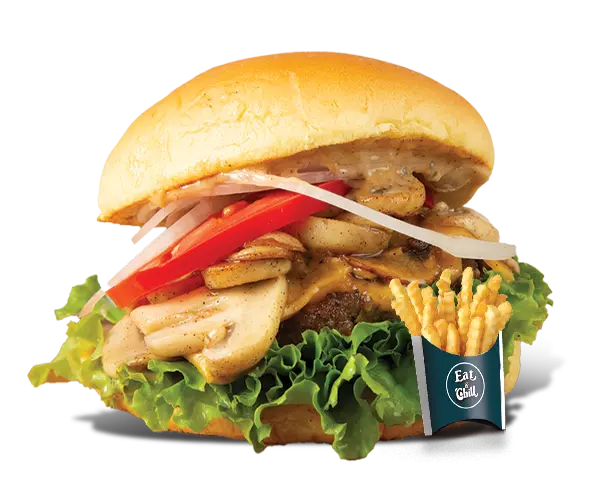 Royal Beef Mushroom Burger
