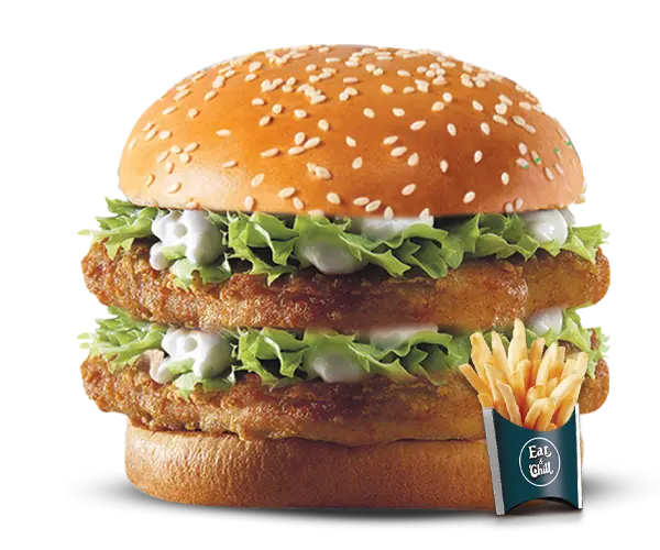 Double Burger Chicken