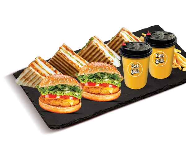 Chill Meal - Zinger + Chicken Burger + Mango Juice