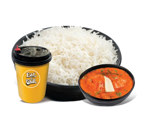 Butter Chicken Combo with White Rice
