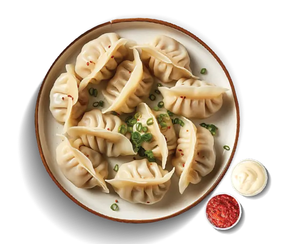 Steamed Shezwan Momo 6PCS Chicken