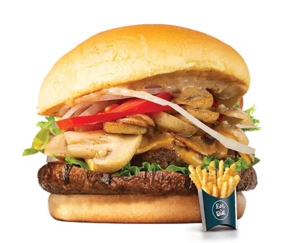 Grilled Mushroom Burger