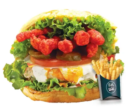 Classic Chicken Cheetos Burger