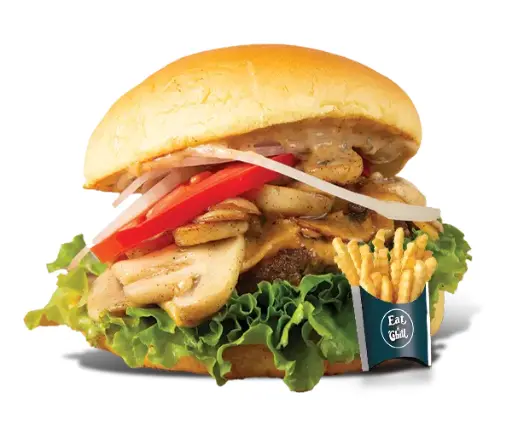 Royal Beef Mushroom Burger