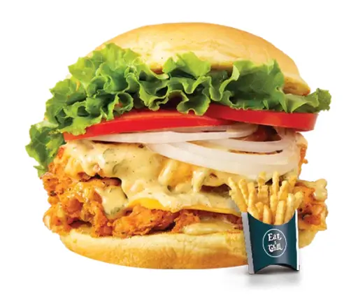 Dynamite Crispy Chicken Burger