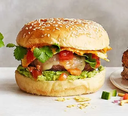Nacho Burger Chicken & Beef