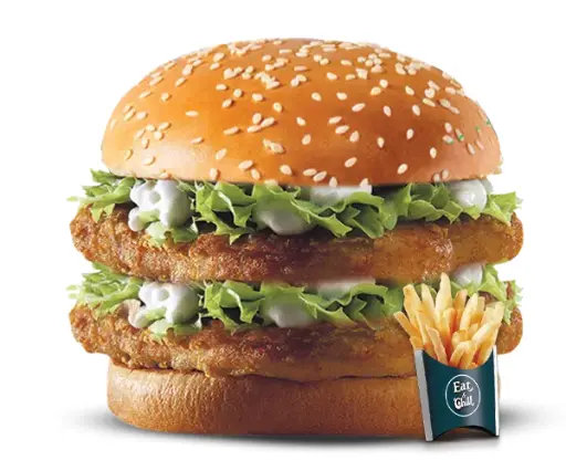Double Burger Chicken