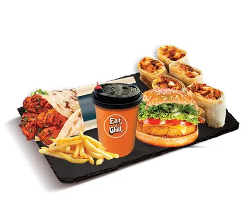 2025 Meal - Zinger Wrap + Chicken Paratha + Chicken Burger + Orange Juice