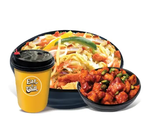 Chilli Chicken Combo with Noodles
