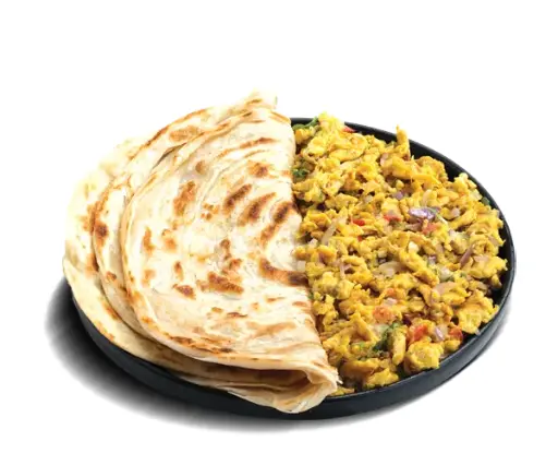 Egg Burji With 2 Porotta