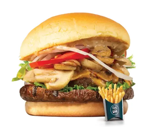 Grilled Mushroom Burger